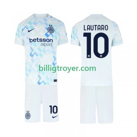 Billige Fotballdrakter Inter Milan Lautaro Martinez 10 Barn Bortedraktsett 2025/26 Kortermet